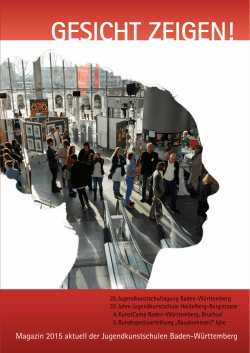 Magazin 2015 - Landesverband und Kunstschulen