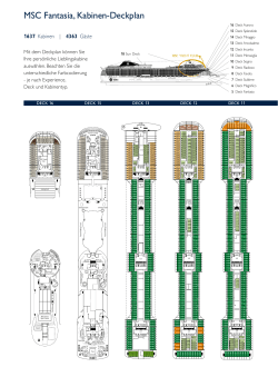 MSC Fantasia Deck Plan