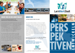 Flyer "LernWerkStadt" - Lebenshilfe Rotenburg