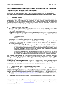 Merkblatt Publizität (ELER) - Investitionsbank des Landes