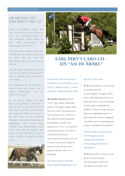 Earl Pery`S Caro CH - Ein "Ass im &Auml;rmel"