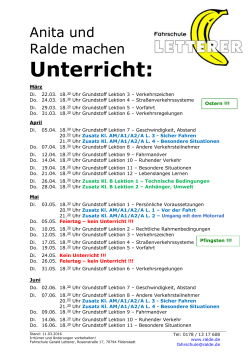 PDF Unterrichtsplan - Fahrschule Gerald Letterer