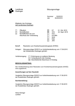 102/2015 - Landkreis Esslingen