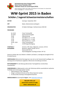 WW-Sprint 2015 in Baden