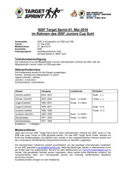 ISSF Target Sprint in Suhl
