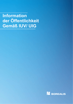 Information der &Ouml;ffentlichkeit nach Seveso-III-RL