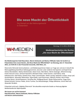 Die neue Macht der Öffentlichkeit