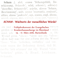 SCHAM - Wächterin der menschlichen Würde?