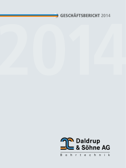 Geschäftsbericht 2014