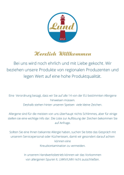 Herzlich Willkommen