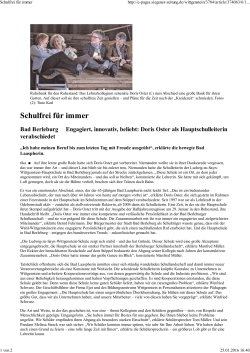 Zeitungsbericht der Siegener Zeitung - Ludwig-zu