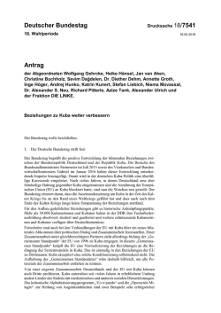 Drucksache 18/7541 - DIP des Bundestages