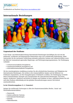 Internationale Beziehungen