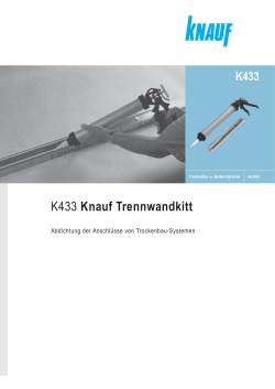 K433 Knauf Trennwandkitt