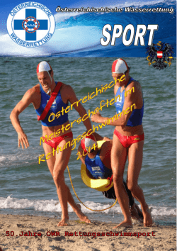 Hompage f&uuml;r Sport NEU - &Ouml;sterreichische Wasserrettung