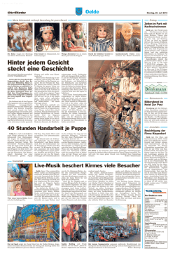 Hinter jedem Gesicht steckt eine Geschichte