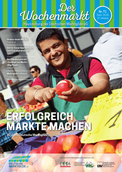 Der Wochenmarkt Nr. 71/September 2015