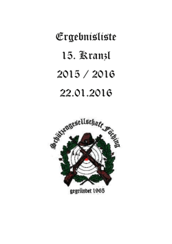 15.Kranzl - Schützengesellschaft Föching