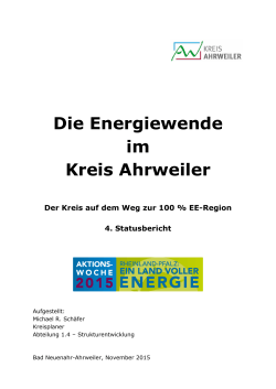Die Energiewende im Kreis Ahrweiler