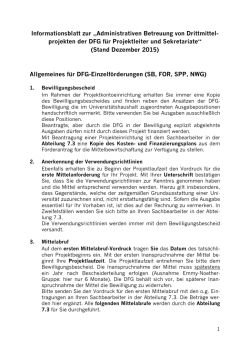 Informationsblatt DFG