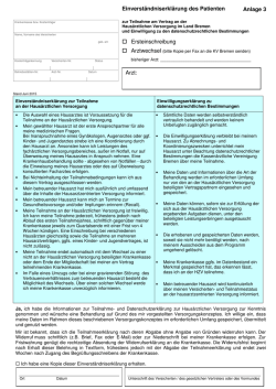 Teilnahmeerklärung Patient (AOK, hkk, Barmer, IKK) (pdf