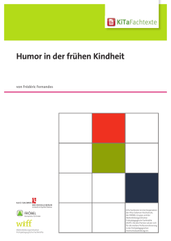 Humor in der fr&uuml;hen Kindheit