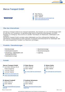 Marcus Transport GmbH - lieferanten