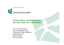 Keynote-Referat Prof. Dr. Marcus Schögel