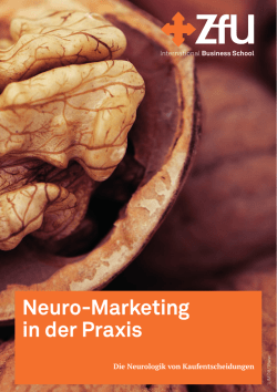 Neuro-Marketing in der Praxis - ZfU International Business School