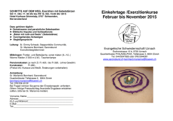 Jahresprogramm 2015