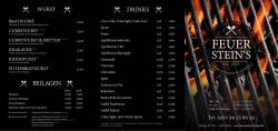 drinks beilagen - Feuersteins Premium Burger