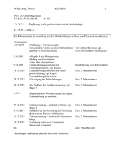 Einf&uuml;hrung in die qualitativ