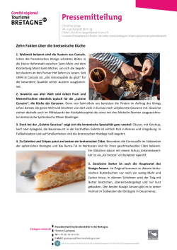 Zehn Fakten über die bretonische Küche