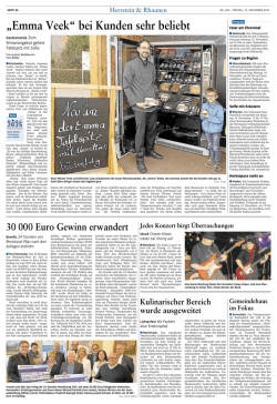 „Emma Veek“ bei Kunden sehr beliebt