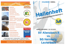 Untitled - SV Allensbach Handball