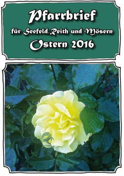 Ostern 2016 - Pfarramt Seefeld in Tirol