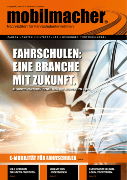 einen Artikel &uuml;ber unsere Arbeit