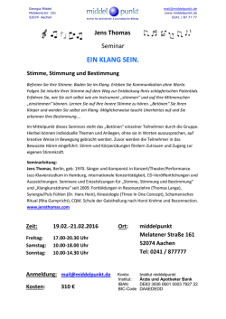 ein klang sein.