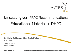 Educational Material + DHPC