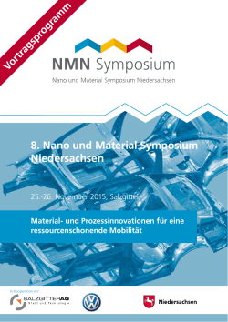 8. Nano und Material Symposium Niedersachsen