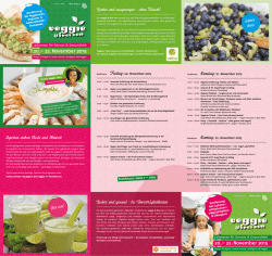 Lecker und ausgewogen – ohne Fleisch! lecker ohne! Lecker und