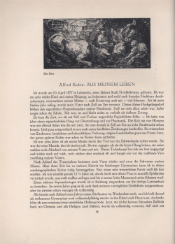 Alfred Kubin: AUS MEINEM LEBEN