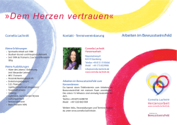 Dem Herzen vertrauen«