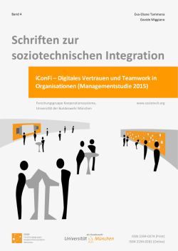 iConFi - Kooperationssysteme