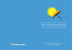 hitzeknigge - Umweltbundesamt