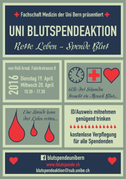 Rette Leben - Spende Blut