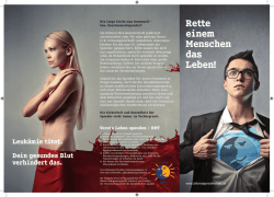 Informationen - Leben spenden