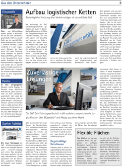 Hafen-Zeitung - EWT Schiffahrtsgesellschaft mbH