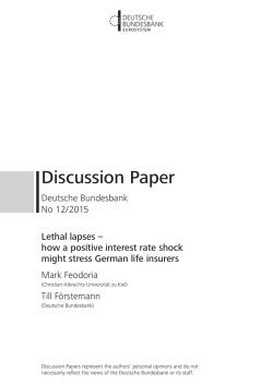 Lethal lapses – how a positive interest rate
