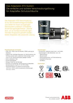 Das Adaptalok ATS System Die einfache und sichere